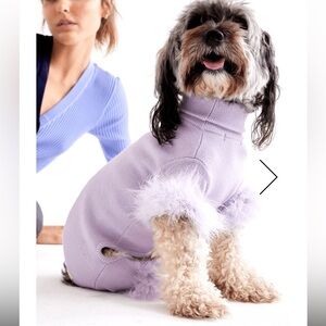 Maxbone Lavender feather leg onesie, L **sold out**